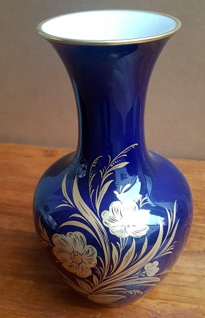 Hutschenreuter Vase Kobaltblau 28d Hutschenreuter Vase Kobaltblau 28d