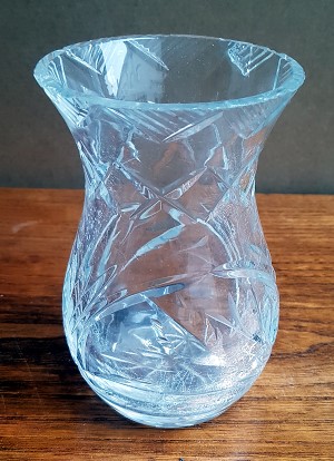 Kristallvase beschädigt 630d Kristallvase beschädigt 630d