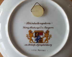 2 Tirschenreuth Hutschenreuther Galerie der schnen Mnchnerinnen im Nymphenburger Schloss Lola Montez 13d