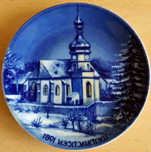Schirnding Bavaria Weihnachten 1981 Pfarrkirche Kirchgattendorf 33d