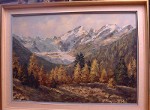 Gem�lde signiert Piz Pal�