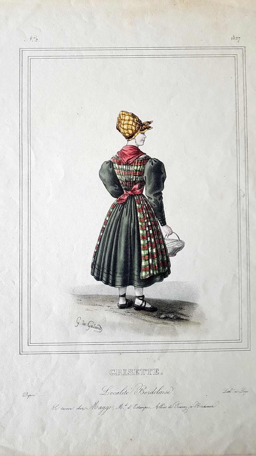 Galard Gustave de Comte 1779 L Isle Bouzon 1841 Bordeaux