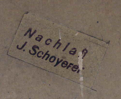 Nachlass J. Schoyerer 3029b