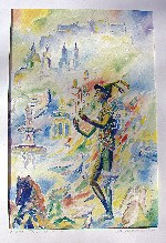 Aquarell Zauberflöte Mozart Igor 3977e Aquarell Zauberflöte Mozart Igor 3977e