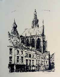 Antwerpen Kathedrahle von der Nordseite _191025d