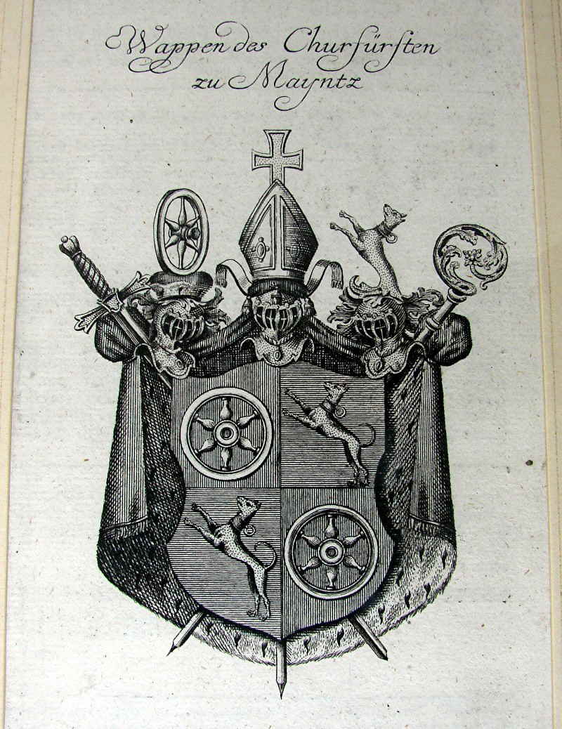 Wappen des Churfrsten zu Mayntz 4793X