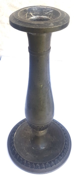 Zinnleuchter Biedermeier 18d Zinnleuchter Biedermeier 18d