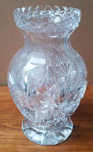 groe Kristallvase 13d