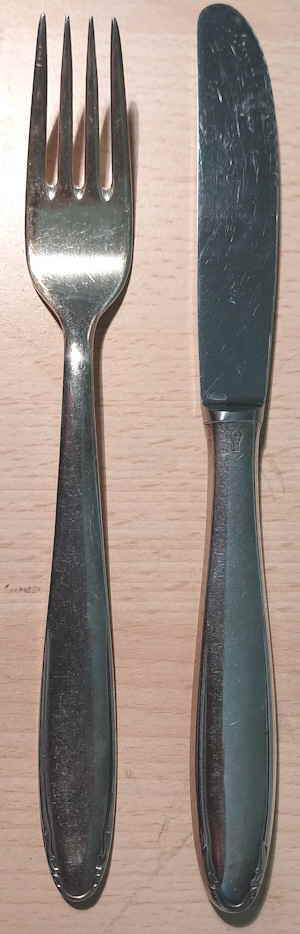 61 Sechs Gabeln Sechs Messer BMF 90 185037d