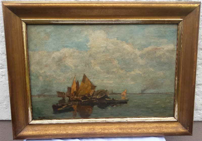 Dill Ludwig lgemlde Boote _132246x