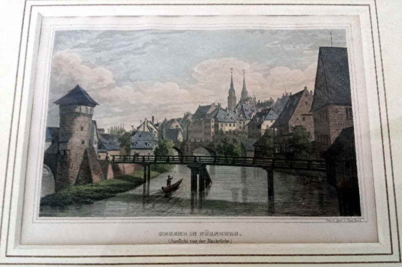 Marx Alex Stich Gegend in Nrnberg Aussicht von der Maxbrcke _164039x