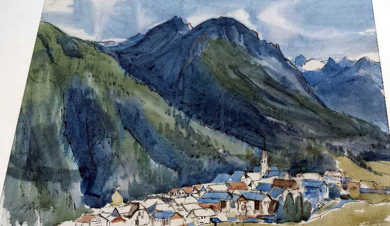 Schricker Karl Aquarell _141628x