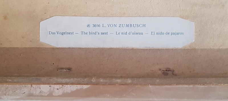 Ludwig von Zumbusch Vogelnest 3x