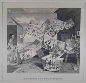 William Hogarth The Battle of the pictures 04d