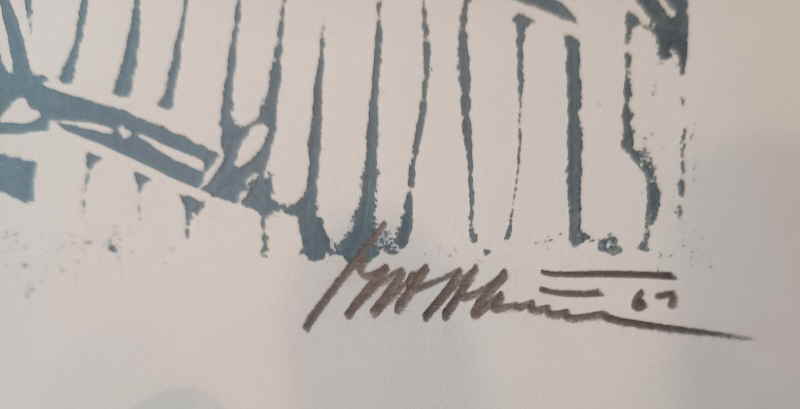 Volkmar Haase Holzschnitt Linolschnitt 922860x