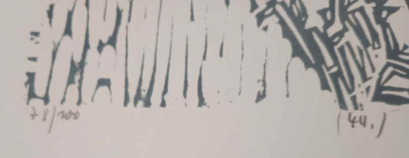 Volkmar Haase Holzschnitt Linolschnitt 927662x