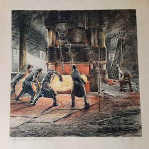 9 Arthur Brusenbauch Stahlwerk in Niederdonau 0278d