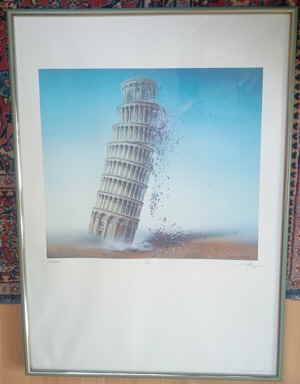 Hermann Michael Gerdes Schiefer Turm von Pisa 021128d