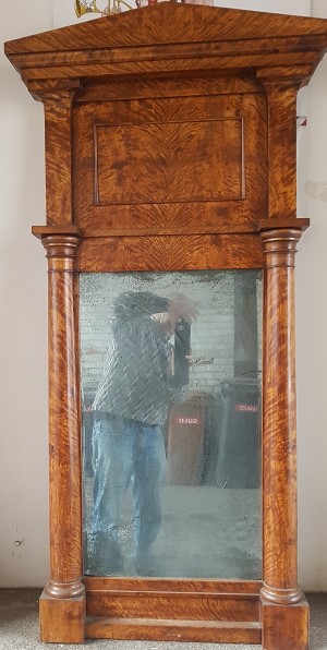 Biedermeier Siegel Birke Vollsäulen Schinkeldach 15d Biedermeier Siegel Birke Vollsäulen Schinkeldach 15d