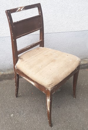 Stuhl 1810 Weichholz gefasst 510d Stuhl 1810 Weichholz gefasst 510d
