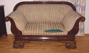 Biedermeier Sofa Mahagini 13d