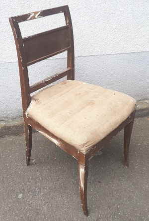 Stuhl 1810 Weichholz gefasst 510d Stuhl 1810 Weichholz gefasst 510d