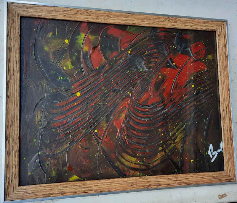 Bossert Sarah abstraktes Gem�lde 174647x