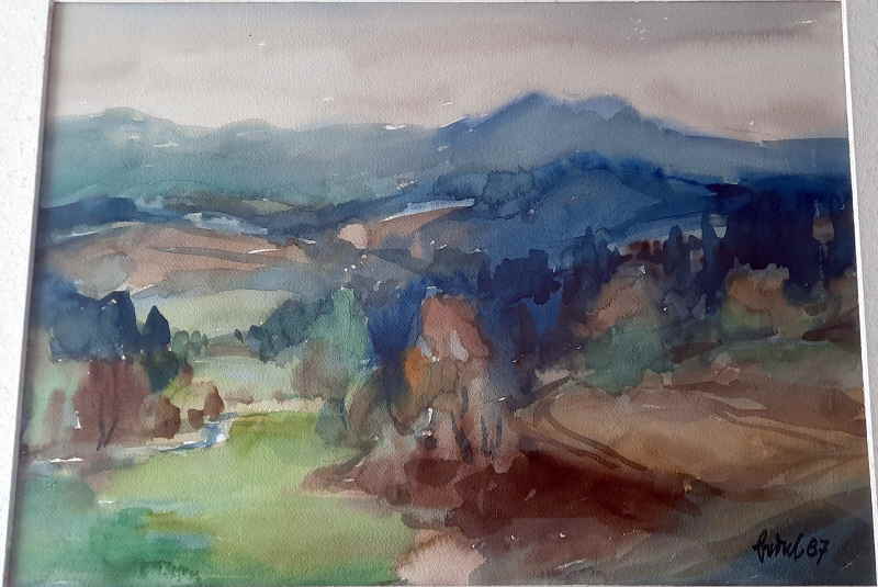 Karl Bedal Aquarell 257x