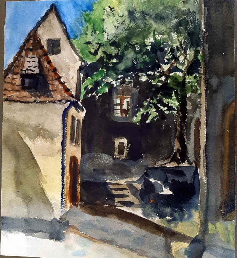 Ibe Hans Aquarell 6x3