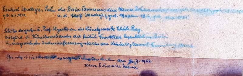 Wondrejz Fritz  Holzschnitt 5x