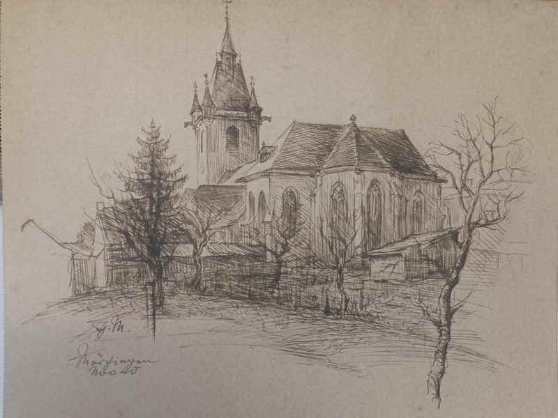 N�rtingen Federzeichnung 324206x