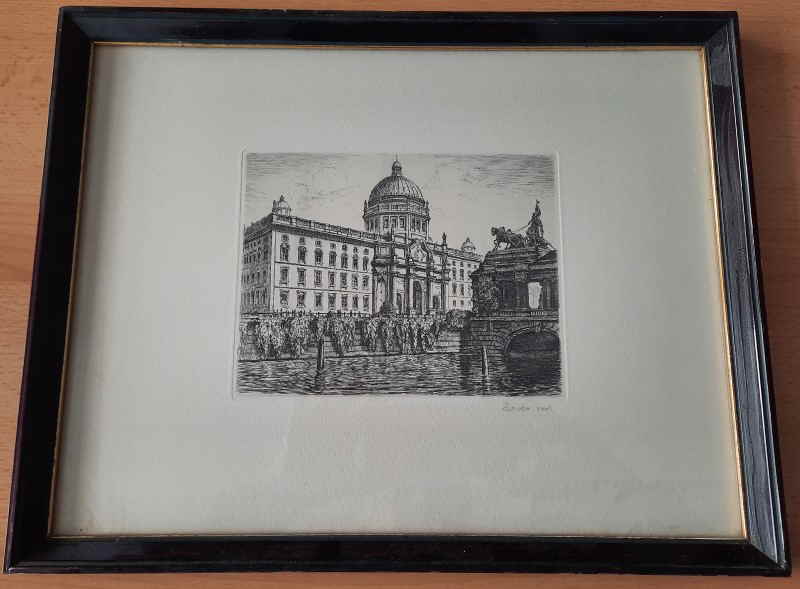 Karl Zwicker Berlin Schloss Westfassade mit Eosanderportal 104x