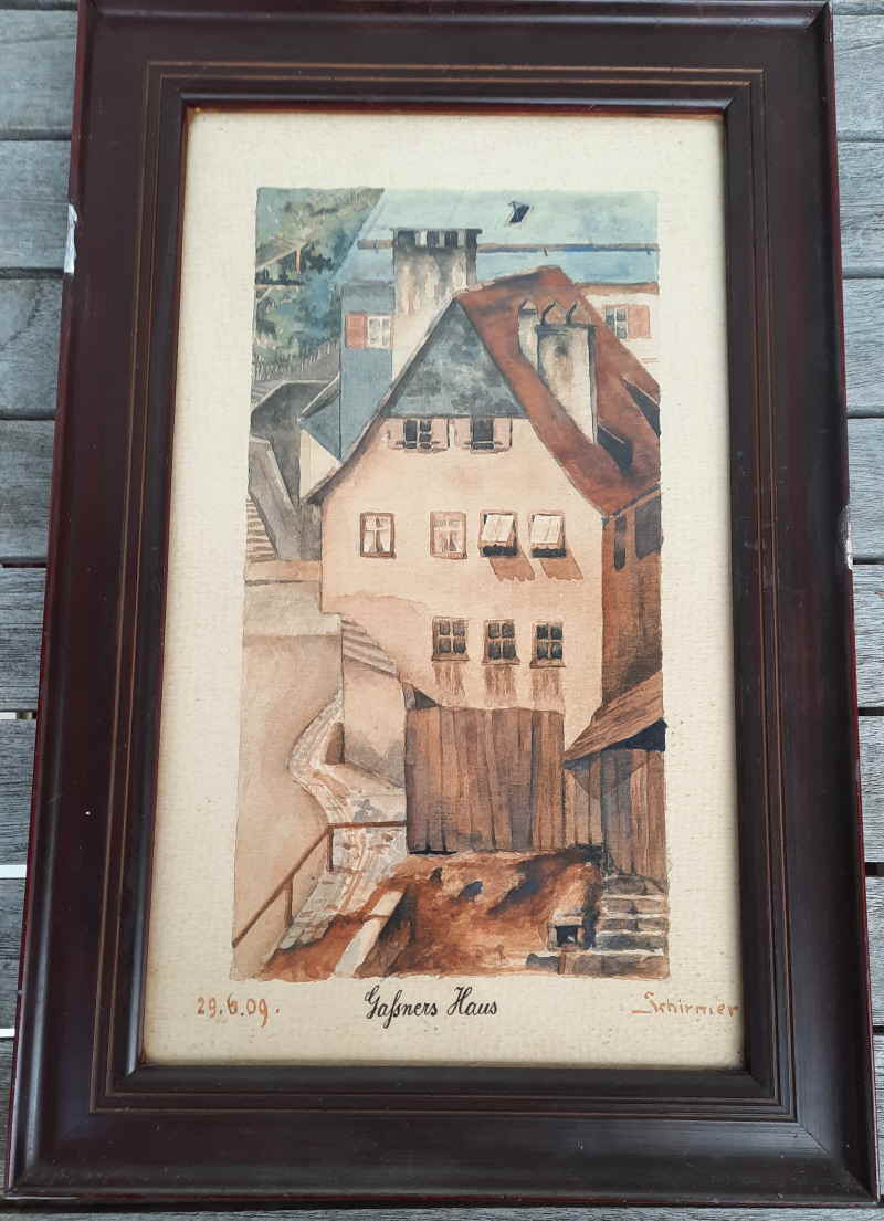 Aquarell Ganer Haus 438x