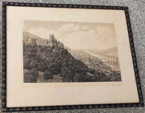 Hoevelmeyer H. Radierung Heidelberg 808322d