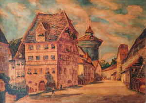 Nrnberg Drerhaus Aquarell 53d