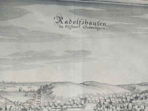 Radolfshausen Kupferstich Merian 299d Radolfshausen Kupferstich Merian 299d