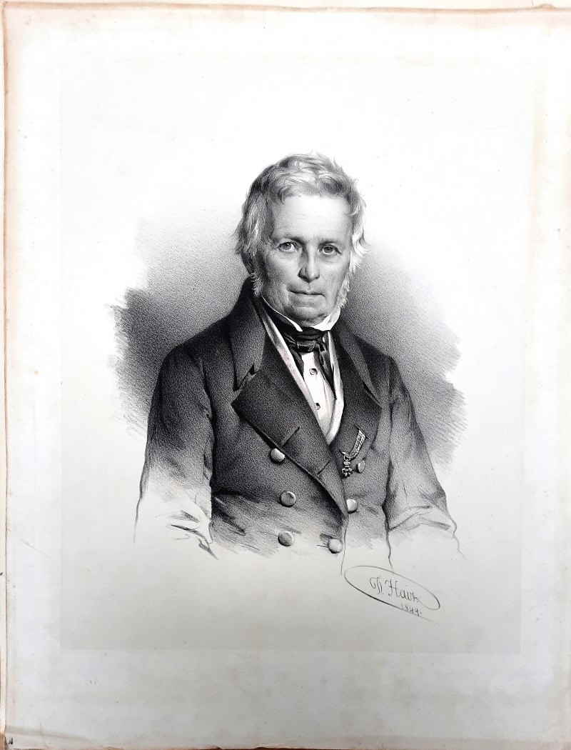 Haindl von Franz Xaver  Dominik Haiz Kreidelitho 50x