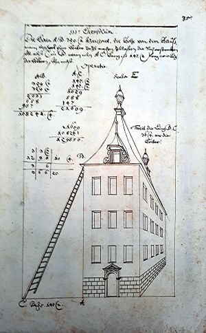 Haus Konstruktionsskizze 34d