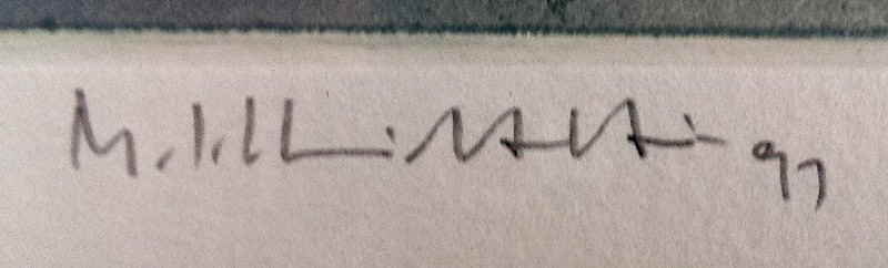 Schmidt - Stein Michael Farbradierung Calla  _173633x