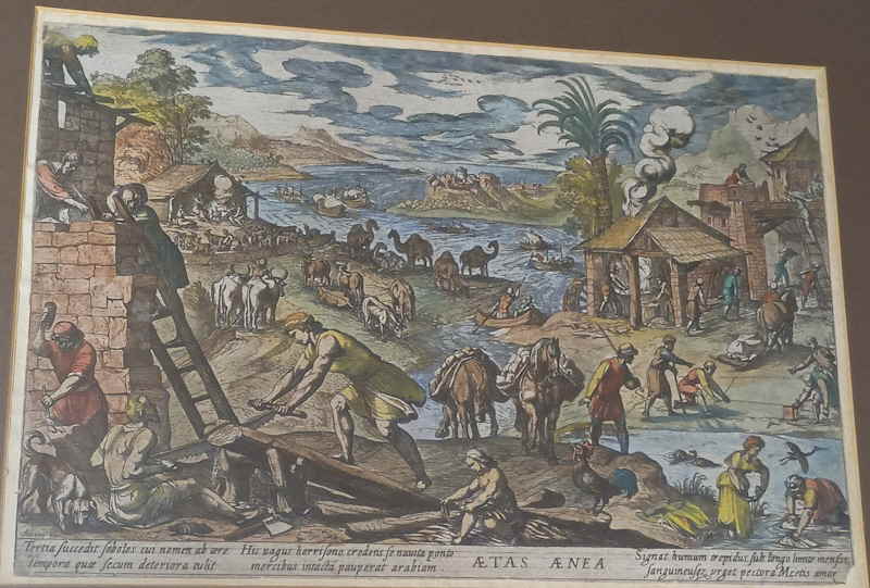 Tempesta  Antonio Kupferstich Die 4 Zeitalter Nicolas van Aelst 600170x