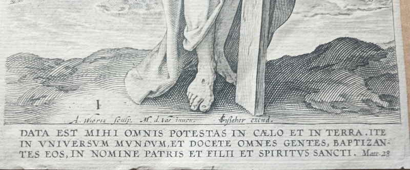 Visscher Claes Janzoon Kupferstich Christus 732663x