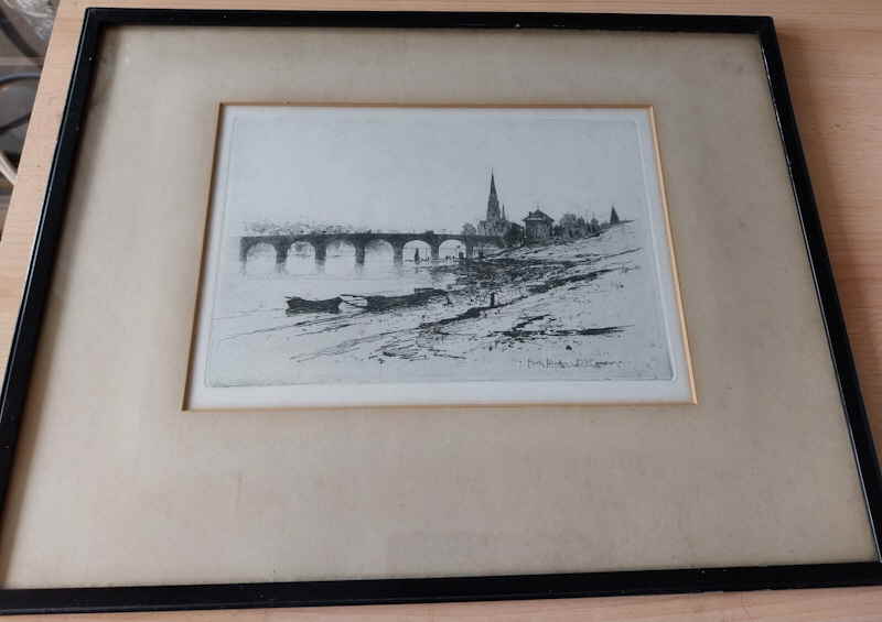 Perth Bridge by Sir D Y Cameron 163559x