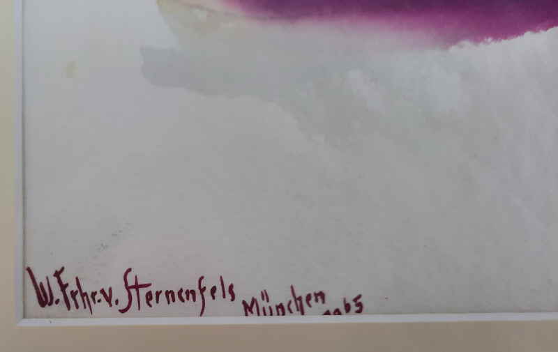 Sternenfels von Freiherr Aquarell  Wolf von 27 016x