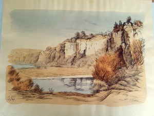 Ermer Franz Litho Frnkische Landschaft 50d