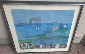 Raoul Dufy La Mer Du Havre 184122d