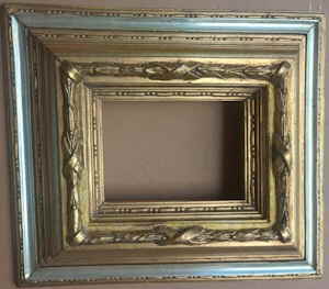 antiker Rahmen gold silber 188d antiker Rahmen gold silber 188d