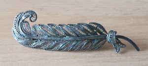 103 Brosche Feder 341549d 103 Brosche Feder 341549d