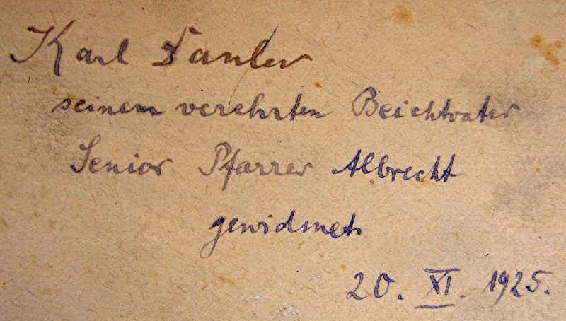 Karl Danler Wiedenmann Wei�enburg bei Gunzenhausen 5735X