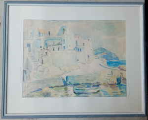 Gertrude Helmholz Aquarell Ischia  507868d