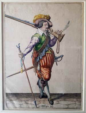 Jacob de Gheyn Landsknecht 4225d Jacob de Gheyn Landsknecht 4225d